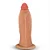 Realistic big dildo Jatobaço - Pinto de borracha realístico flexível com escroto e ventosa - 31x10cm - cor bege - Imagem 5