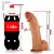 Realistic big dildo Mozão - Pinto de borracha realístico flexível com escroto e ventosa - 29x7,5cm - cor bege - Imagem 2