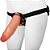 Realistic big strapon Large - Cinta peniana ajustável realístico flexível com escroto - 21x6cm - cor bege - Imagem 1