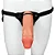 Realistic big strapon Large - Cinta peniana ajustável realístico flexível com escroto - 21x6cm - cor bege - Imagem 2
