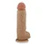 Realistic big dildo Roludo PressaoTotal - Pinto de borracha realístico flexível com escroto e ventosa - 28x7cm - cor bege - Imagem 6