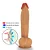 Realistic big dildo Surucucu - Pinto de borracha realístico flexível com escroto e ventosa - 28x5,5cm - cor bege - Imagem 7