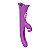 S-HANDE Tease Park 3 in 1 G-spot Vibration Slap Tongue Licking Rabbit Vibrator - vibrador recarregável em formato de boca e movimento de dedilhar - Imagem 10