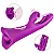 S-HANDE Tease Park 3 in 1 G-spot Vibration Slap Tongue Licking Rabbit Vibrator - vibrador recarregável em formato de boca e movimento de dedilhar - Imagem 2