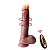 Elias PENIS WARRIOR DILDO - PÊNIS REALÍSTICO EM SILICONE COM TEXTURA SUPER MACIA COM VENTOSA MOVIMENTO VAI E VEM, AQUECIMENTO E CONTROLE REMOTO SEM FIO - 22x3,8cm - Imagem 2
