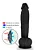 Realistic big dildo Surucucu - Pinto de borracha realístico flexível com escroto e ventosa - 28x5,5cm - cor preto - Imagem 5