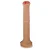 Realistic big dildo Jamanta Ejaculador - Pinto de borracha realístico flexível com escroto, ventosa e ejacula - 34,5x5,8cm - cor bege - Imagem 5