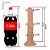 Realistic big dildo Jamanta Ejaculador - Pinto de borracha realístico flexível com escroto, ventosa e ejacula - 34,5x5,8cm - cor bege - Imagem 3