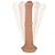 Realistic big dildo Jamanta Ejaculador - Pinto de borracha realístico flexível com escroto, ventosa e ejacula - 34,5x5,8cm - cor bege - Imagem 7