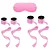 Kit Bondage Em Pelúcia - cor rosa - Imagem 1