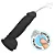 Realistic big dildo King Ejaculador - Pinto de borracha realístico flexível com escroto, ventosa e ejacula - 19x5cm - cor preto - Imagem 1