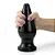 Realistic big butt plug Kosmos - Plug Anal Grande Flexível Kosmos 18,5 x 7,5cm - cor preto - Imagem 1