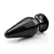 Realistic big butt plug Kosmos - Plug Anal Grande Flexível Kosmos 18,5 x 7,5cm - cor preto - Imagem 4