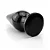 Realistic big butt plug Kosmos - Plug Anal Grande Flexível Kosmos 18,5 x 7,5cm - cor preto - Imagem 3
