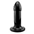 Realistic big butt plug Pegasus - Plug Anal Gigante Flexível 31 x 8,5cm - cor preto - Imagem 4