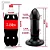 Realistic big butt plug Pegasus - Plug Anal Gigante Flexível 31 x 8,5cm - cor preto - Imagem 2