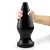 Realistic big butt plug Vostok - Plug Anal Grande Flexível 25 x 10,5cm - cor preto - Imagem 1