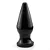 Realistic big butt plug Vostok - Plug Anal Grande Flexível 25 x 10,5cm - cor preto - Imagem 4