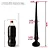 Realistic big butt plug Intruder - Plug Anal Gigante - Flexível 59 x 5,5cm - cor preto - Imagem 4