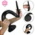 Realistic big butt plug Intruder - Plug Anal Gigante - Flexível 59 x 5,5cm - cor preto - Imagem 2