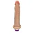 Realistic big dildo Jueves - Pinto de borracha realístico flexível com vibrador recarregável - 19x4,5cm - cor bege - Imagem 5