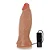Realistic big dildo Jatobão - Pinto de borracha realístico flexível com vibrador e ventosa - 27 X 8cm - cor bege - Imagem 7