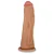 Realistic big dildo Megalodon - Pinto de borracha realístico flexível com escroto e ventosa - 41x8,8cm - cor bege - Imagem 3