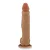 Realistic big dildo Porrete - Pinto de borracha realístico flexível com escroto e ventosa - 29x6cm - cor bege - Imagem 5