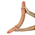 Realistic big dildo Duplex - Pinto de borracha realístico flexível com duas pontas - 60x6cm - cor bege - Imagem 3