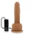 Realistic big dildo Bichão - Pinto de borracha realístico flexível com escroto, vibrador e ventosa - 22x5cm - cor bege - Imagem 6