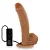 Realistic big dildo Bichão - Pinto de borracha realístico flexível com escroto, vibrador e ventosa - 22x5cm - cor bege - Imagem 4