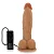 Realistic big dildo Queridão - Pinto de borracha realístico flexível com escroto, vibrador e ventosa - 22x5cm - cor bege - Imagem 8