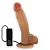 Realistic big dildo Queridão - Pinto de borracha realístico flexível com escroto, vibrador e ventosa - 22x5cm - cor bege - Imagem 4