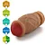 Realistic big dildo Cogumelo - Pinto de borracha realístico flexível com ventosa - 23x8,8cm - cor bege - Imagem 8