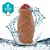 Realistic big dildo Cogumelo - Pinto de borracha realístico flexível com ventosa - 23x8,8cm - cor bege - Imagem 5