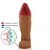 Realistic big dildo Reborn - Pinto de borracha realístico flexível com escroto e ventosa - 33x9,6cm - cor bege - Imagem 7