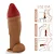Realistic big dildo Reborn - Pinto de borracha realístico flexível com escroto e ventosa - 33x9,6cm - cor bege - Imagem 6