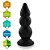 Realistic big butt plug Graduado G - Plug Anal Grande Flexível 23 x 7,6cm - cor preto - Imagem 8