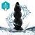Realistic big butt plug Graduado G - Plug Anal Grande Flexível 23 x 7,6cm - cor preto - Imagem 5