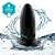 Realistic big butt plug Morteiro - Plug Anal Grande Flexível 22 x 7,5cm - cor preto - Imagem 5