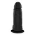 Realistic big dildo Bonitão - Pinto de borracha realístico flexível com escroto e ventosa - 21x6,5cm - cor preto - Imagem 6