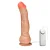 Realistic big dildo Mandingo - Pinto de borracha realístico flexível com escroto, vibrador e ventosa - 27x5,5cm - cor bege - Imagem 6