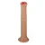 Realistic big dildo Cavalo Jamanta - Pinto de borracha realístico flexível com ventosa - 34,5 x 5,8cm - cor bege - Imagem 7