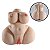 Madeline - Masturbador meio corpo em cyberskin com seios fartos, vagina e ânus penetrável - Imagem 6