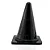 Realistic big butt plug Cone reto pequeno - Plug Anal Grande Flexível 20 x 10cm - cor preto - Imagem 6