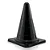 Realistic big butt plug Cone reto grande - Plug Anal Grande Flexível 29 x 16cm - cor preto - Imagem 6