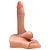 Cinta com pênis realístico em silicone líquido integrada - 18,0x4,0cm - Imagem 8