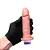 MON PLAISIR - Pênis de borracha realístico com vibrador - 16 X 3,5 Cm - cor bege - Imagem 3
