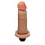 Realistic big dildo Mimo - Pinto de borracha realístico pequeno com vibrador - 13,5x4cm - cor bege - Imagem 6