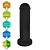 Realistic big butt plug XXL - Plug Anal Grande Flexível 31 x 8cm - cor preto - Imagem 5